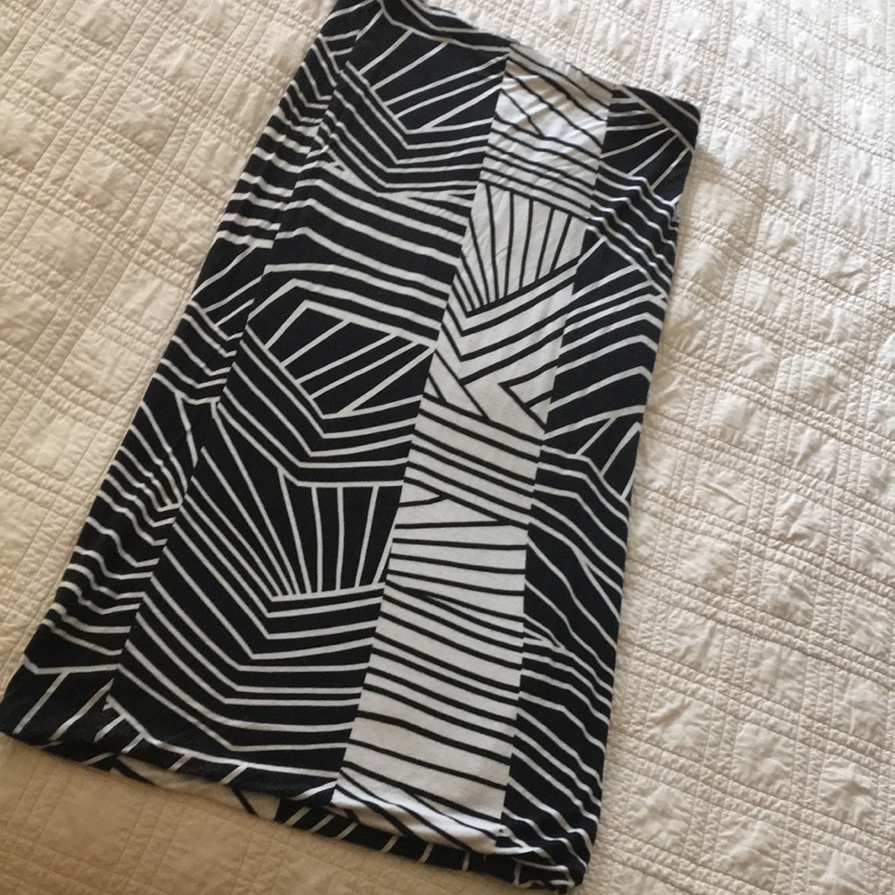 Black and white skirt